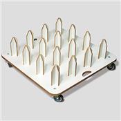 Porte-rouleaux mobile
