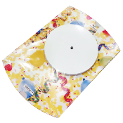 Horloge carton toilé x 6 pièces