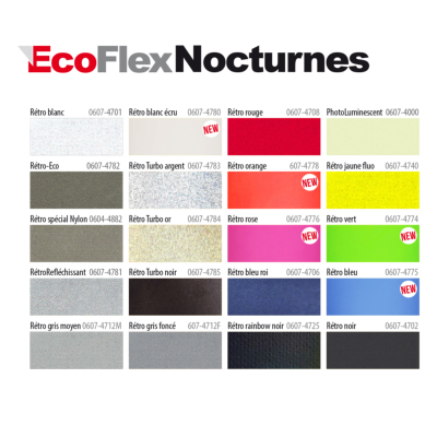 EcoFlex nocturnes rétro-réfléchissants