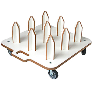 Porte-rouleaux mobile