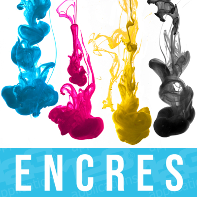Encres DTG, cosolvant, UV