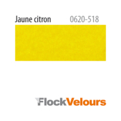 Flock velours | Jaune citron