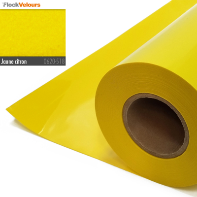 Flock velours | Jaune citron