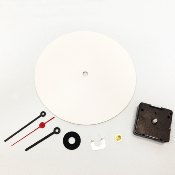 Horloge carton toilé x 6 pièces