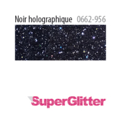 SuperGlitter | Noir holographique