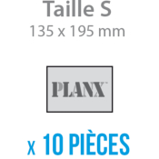 Panneaux de bois rectangulaires x 10 pièces