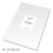 Adhésif polyester argent brillant
