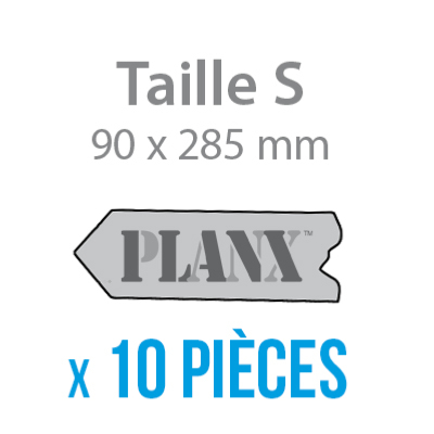 Panneaux de bois forme flèche x 10 pièces