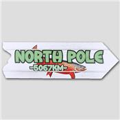 Panneaux de bois forme flche x 10 pices