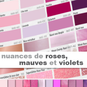 Tous nos flex roses, mauves, violets