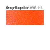 Flex pailleté | Orange fluo