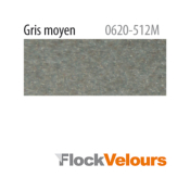 Flock velours | Gris moyen