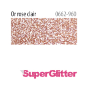 SuperGlitter | Or rose clair