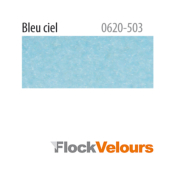 Flock velours | Bleu ciel