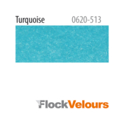 Flock velours | Bleu turquoise